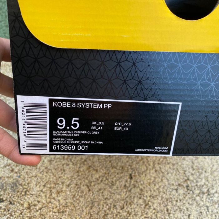 Authentic Nike Kobe 8 System PP 613959-001