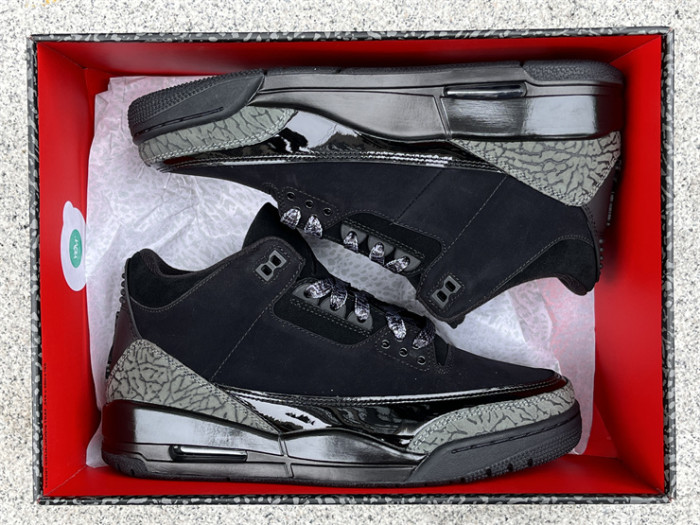 Authentic Air Jordan 3 Black