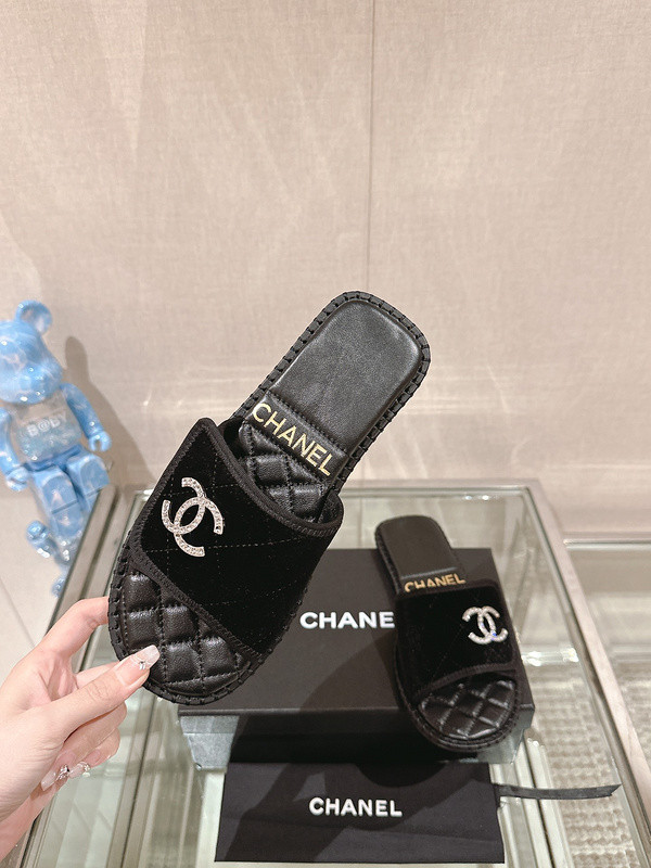 CHNL women slippers 1:1 quality-611