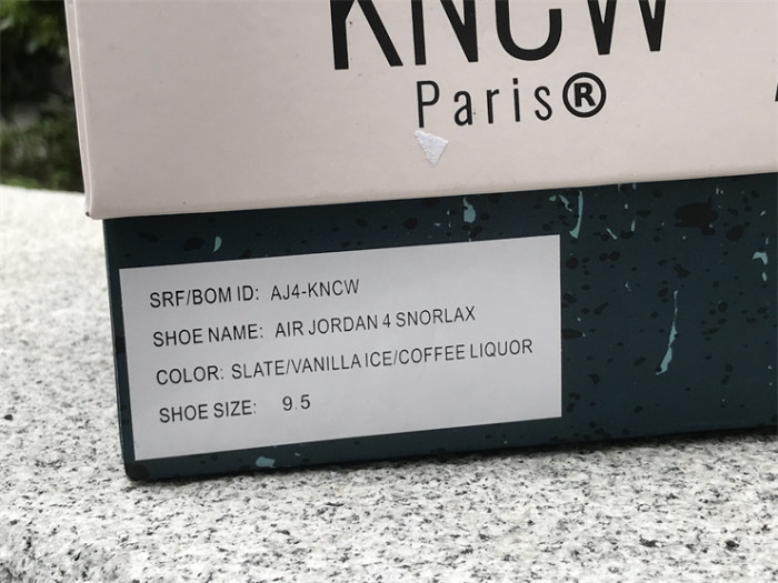 Authentic Air Jordan 4 Snorlax