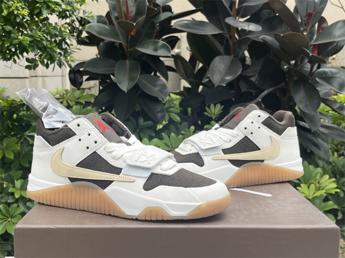Authentic Travis Scott x Jordan Cut The Check Mocha