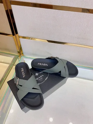 Prada men slippers 1：1 quality-005