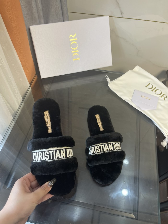 Dior women slippers 1：1 quality-188