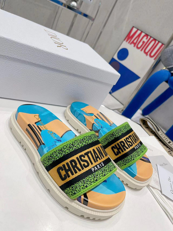 Dior women slippers 1:1 quality-115