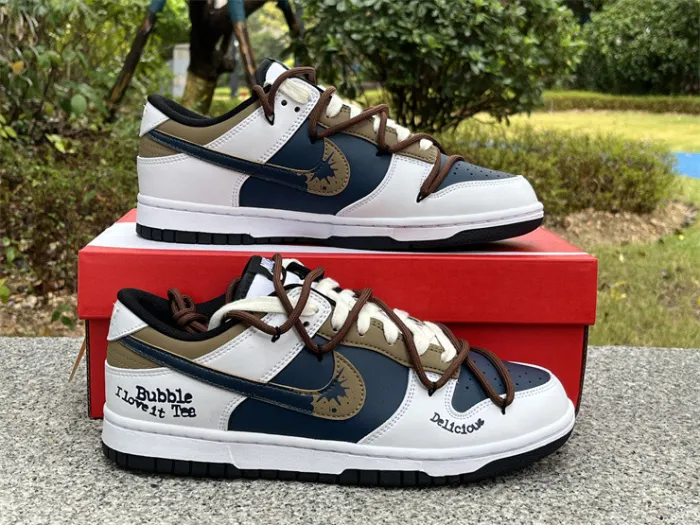 Authentic Nike SB Dunk Low Custom Made DD1391-100