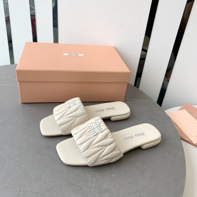 Miu Miu women slippers 1:1 quality-007