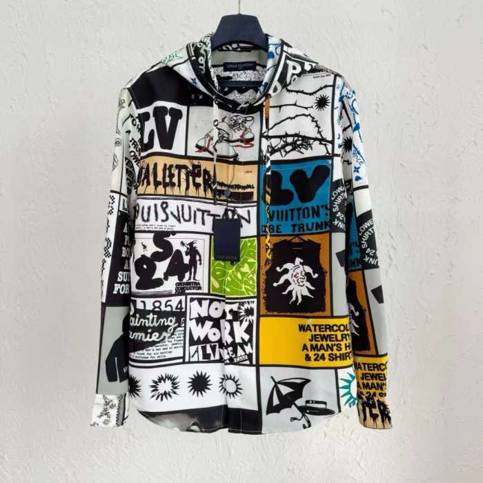 LV Shirt High End Quality-943