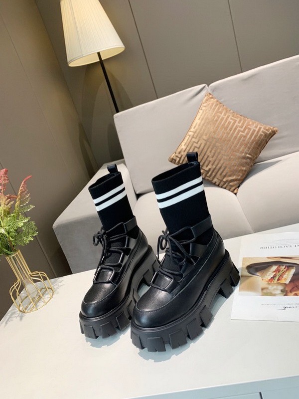 Prada women shoes 1:1 quality-157