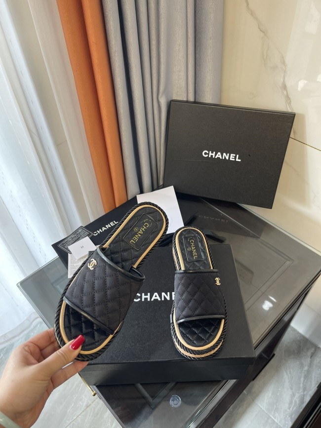 CHNL women slippers 1:1 quality-303