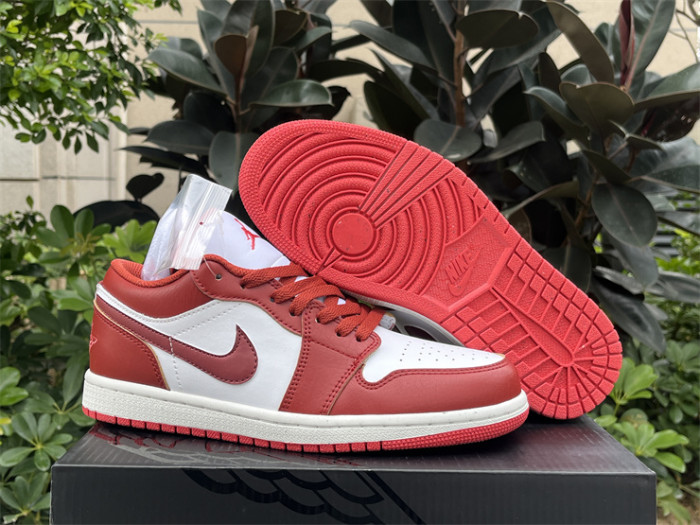 Authentic Air Jordan I Retro Low “Dune Red”