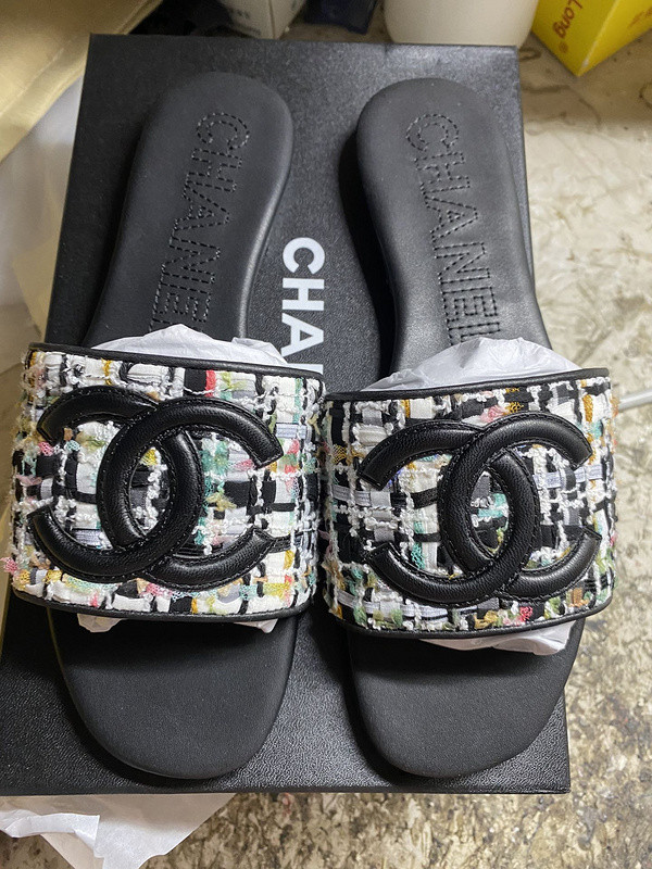 CHNL women slippers 1:1 quality-409