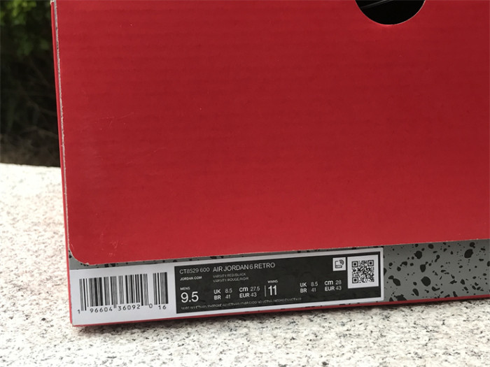 Authentic Air Jordan 6 “Toro”