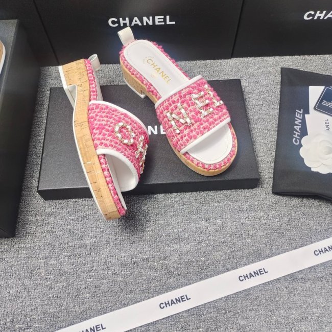 CHNL women slippers 1:1 quality-688