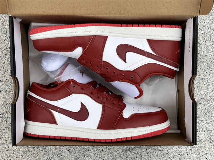 Authentic Air Jordan I Retro Low “Dune Red”