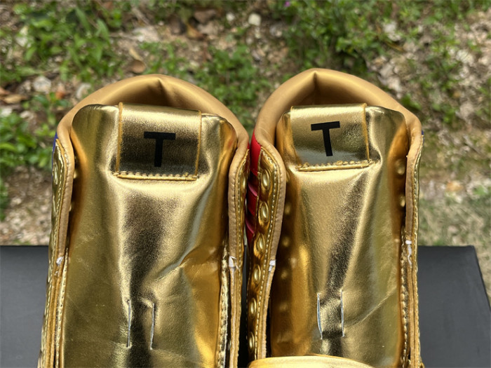 Trump High Top Gold Shoes