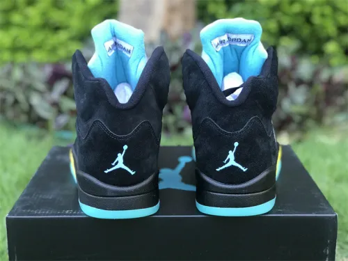 Authentic Air Jordan 5 Aqua