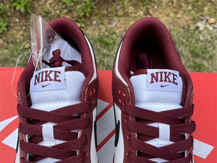 Authentic Nike Dunk Low Dark Team Red