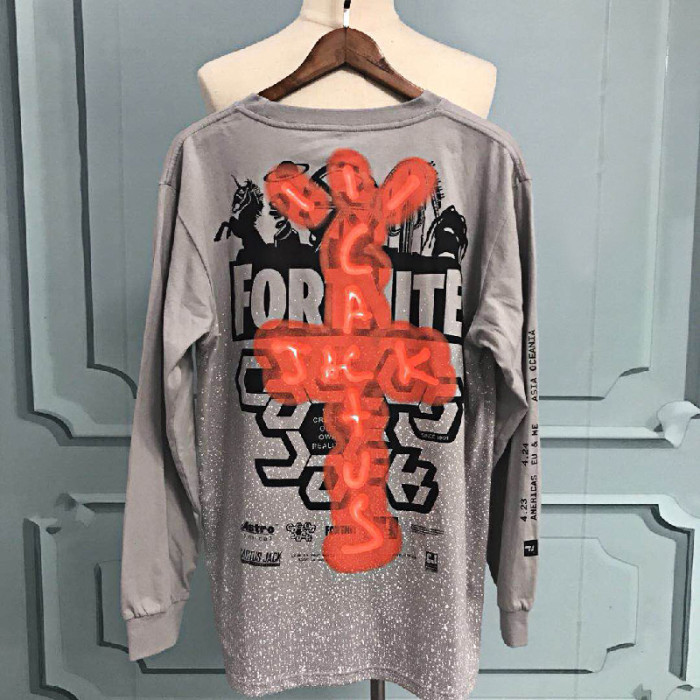Travis Scott Long T Shirt 1：1 Quality-020