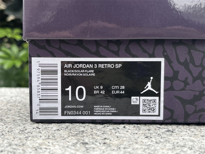 Authentic J Balvin x Air Jordan 3 “Rio”