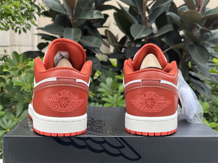Authentic Air Jordan I Retro Low “Dune Red”