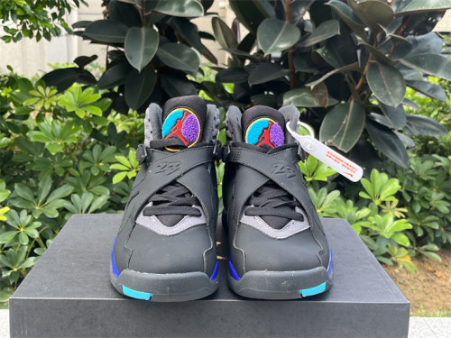 Authentic Air Jordan 8 Retro Aqua(restock)