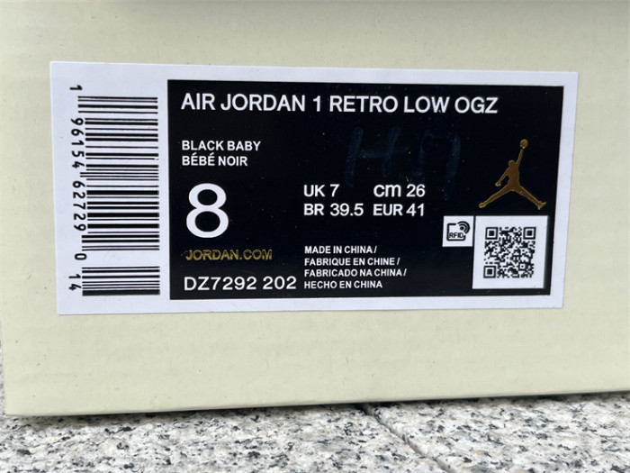 Authentic Zion Williamson x Air Jordan 1 Low OG “Voodoo”Blue