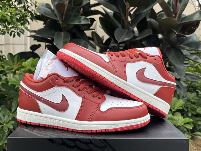 Authentic Air Jordan I Retro Low “Dune Red”