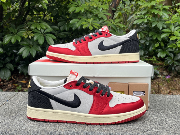 Authentic Trophy Room x Air Jordan 1 Low OG “Home”