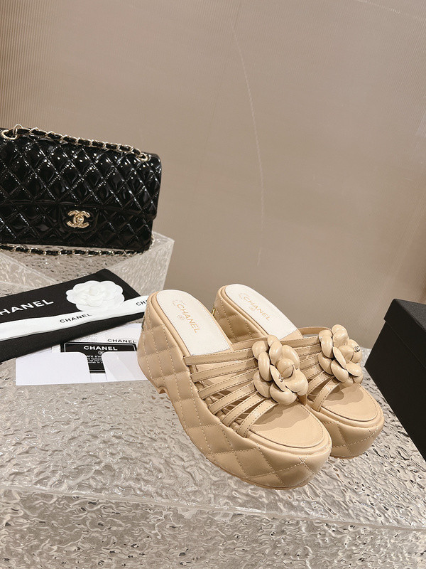 CHNL women slippers 1:1 quality-525