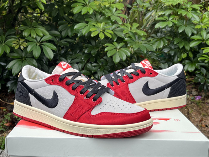 Authentic Trophy Room x Air Jordan 1 Low OG “Home”