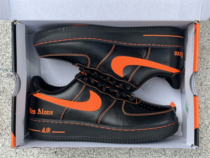 Authentic VLONE x Nike Air Force 1 Low Black
