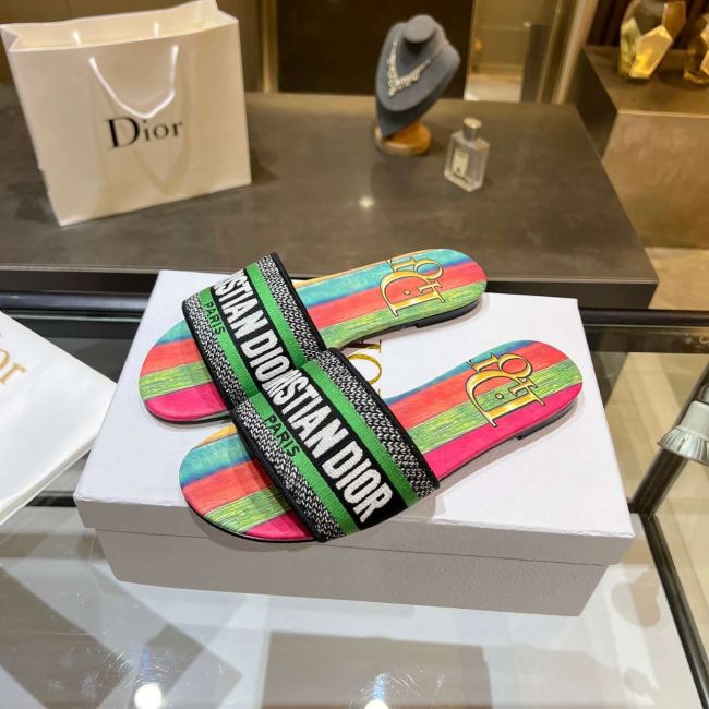 Dior women slippers 1:1 quality-125