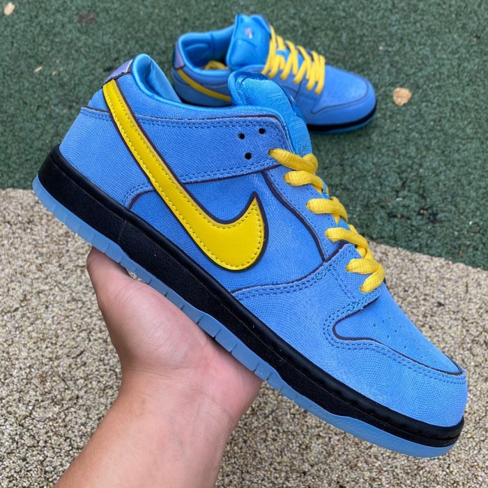 Authentic The Powerpuff Girls x Nike SB DunkLow “Bubbles”