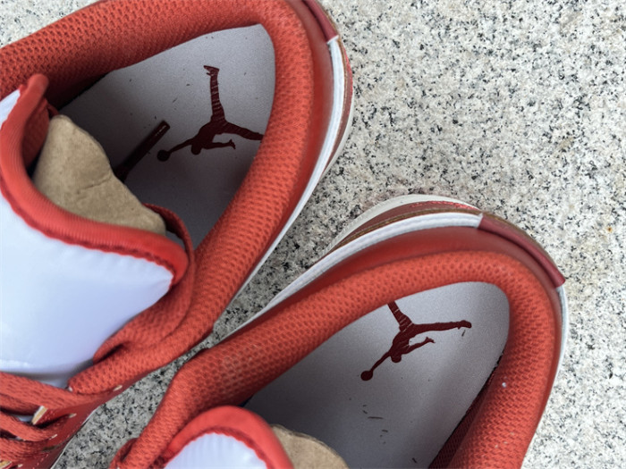 Authentic Air Jordan I Retro Low “Dune Red”