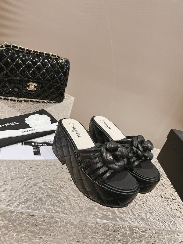 CHNL women slippers 1:1 quality-524