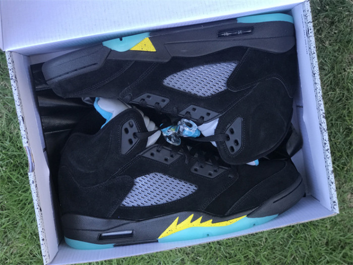 Authentic Air Jordan 5 Aqua