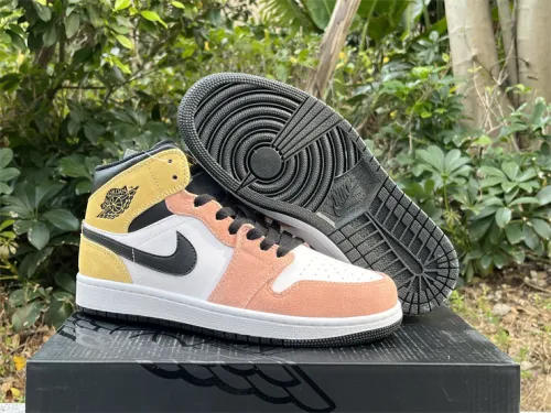 Authentic Air Jordan 1 Mid Flight Club” GS