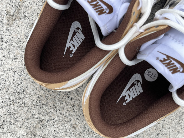 Authentic Nike Dunk Low Custom Brown Burberry