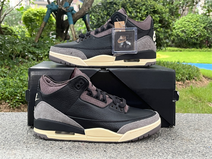 Authentic A Ma Manière x Air Jordan 3 “Black”