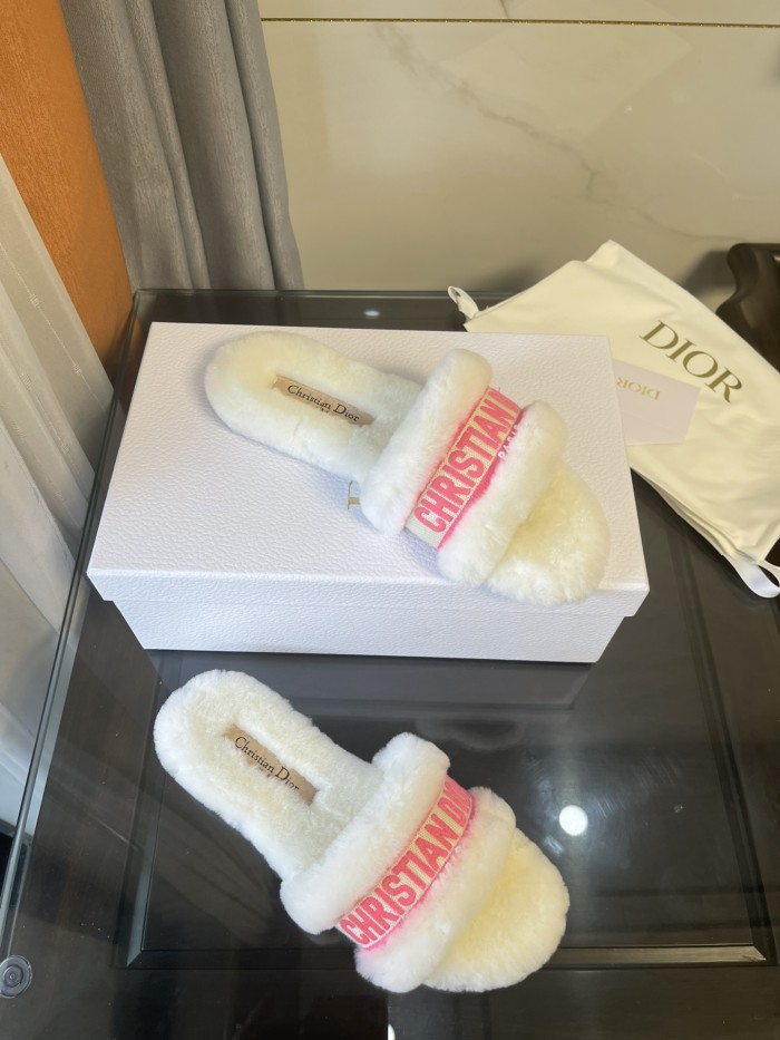 Dior women slippers 1：1 quality-186