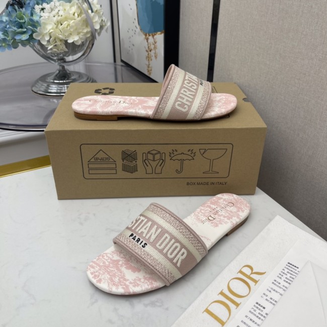 Dior women slippers 1:1 quality-155