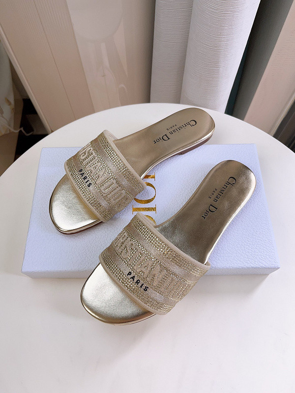 Dior women slippers 1:1 quality-222
