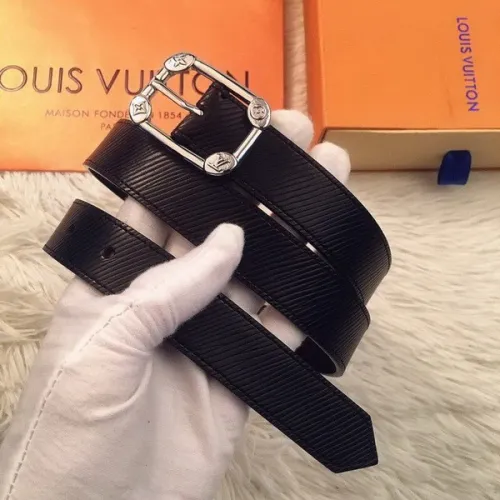 Super Perfect Quality LV Belts(100% Genuine Leather Steel Buckle)-4489