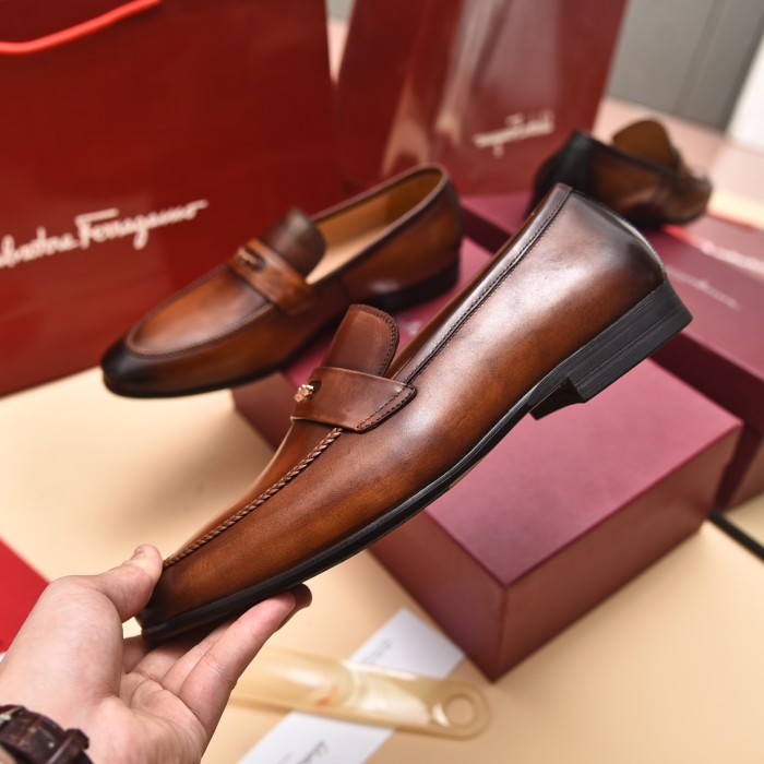 Ferragamo Men shoes 1：1 quality-365