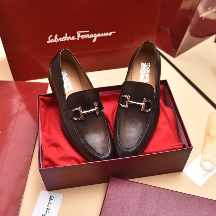 Ferragamo Men shoes 1：1 quality-375