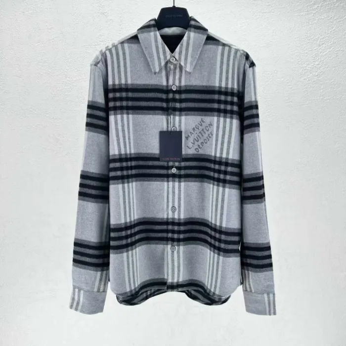 LV Shirt High End Quality-1128