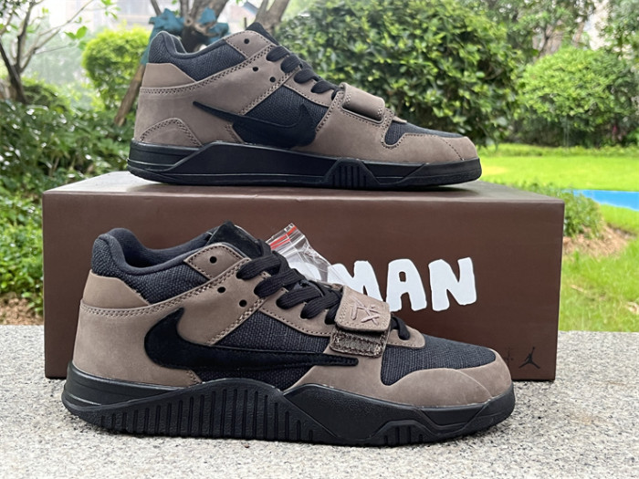 Authentic Travis Scott x Jordan Jumpman Jack TR “Dark Mocha”