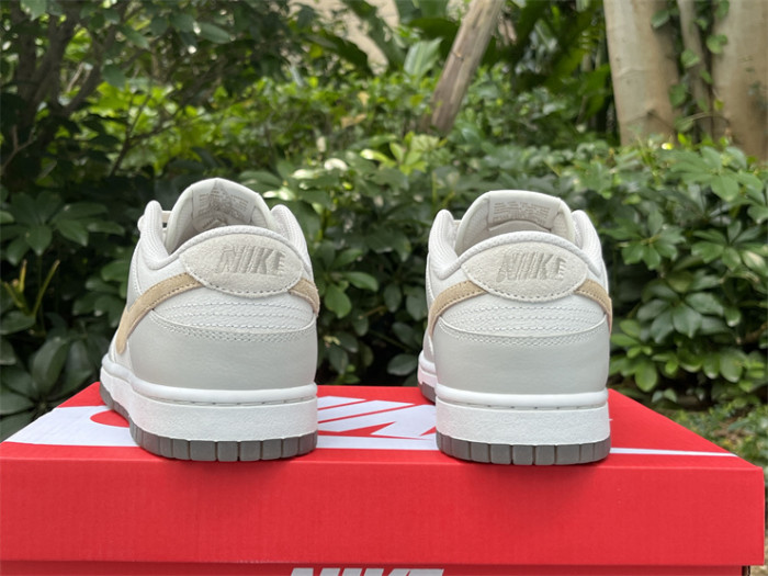 Authentic Nike Dunk Low Phantom Khaki Light Bone Shoes