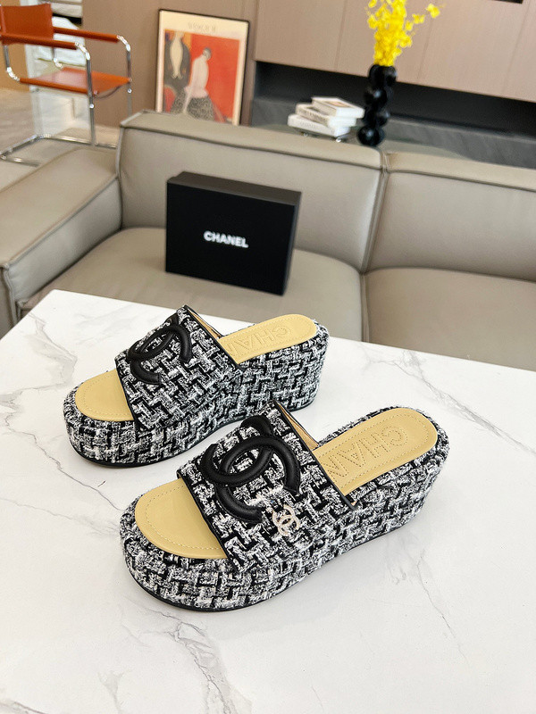 CHNL women slippers 1:1 quality-803