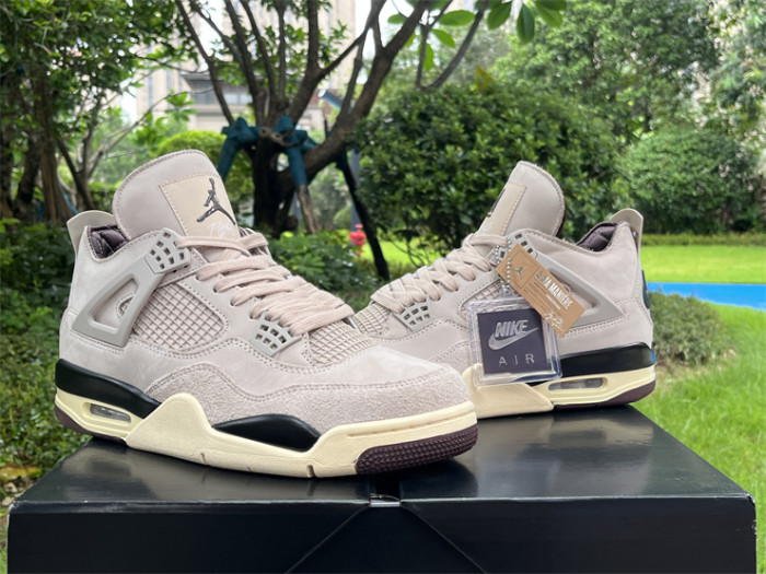 Authentic A Ma Maniere x Air Jordan 4 “Fossil Stone”